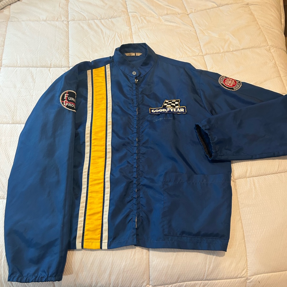 Vintage GOODYEAR Gerry Coker Jacket with patches.